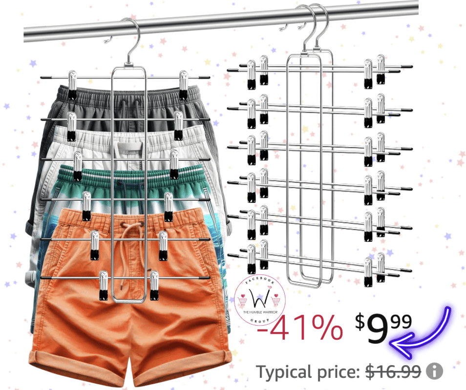 Two Pack of Closet Organizer Hangers!